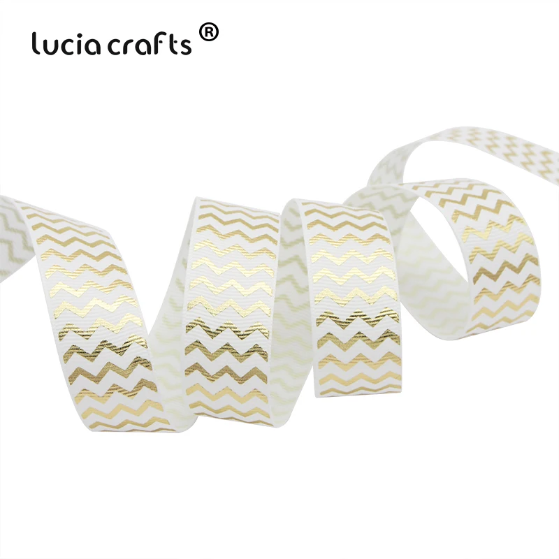 Lucia crafts 5 ярдов/6 ярдов 25 мм корсажные печатные ленты вечерние упаковка для свадебного подарка декор материал DIY аксессуары S0704