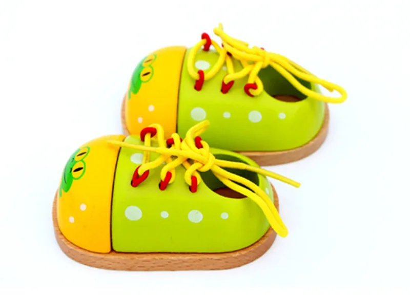 

New wooden toy baby Mini socksand little shoes baby educational toy baby gift baby toy Free shipping