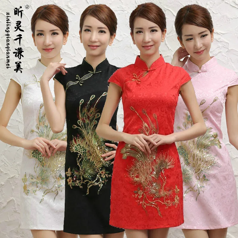 Женская короткая юбка Ципао в китайском стиле|clothes fashion|clothes workclothes summer |