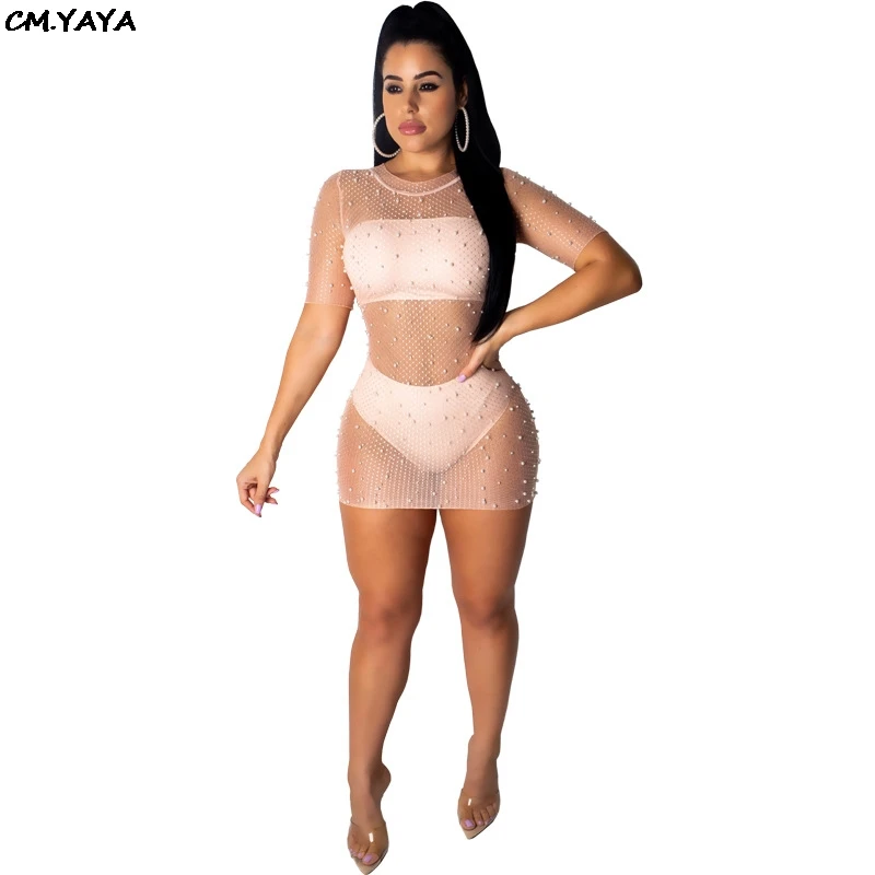 3 шт./комплект женское Кружевное облегающее мини платье средней длины с коротким