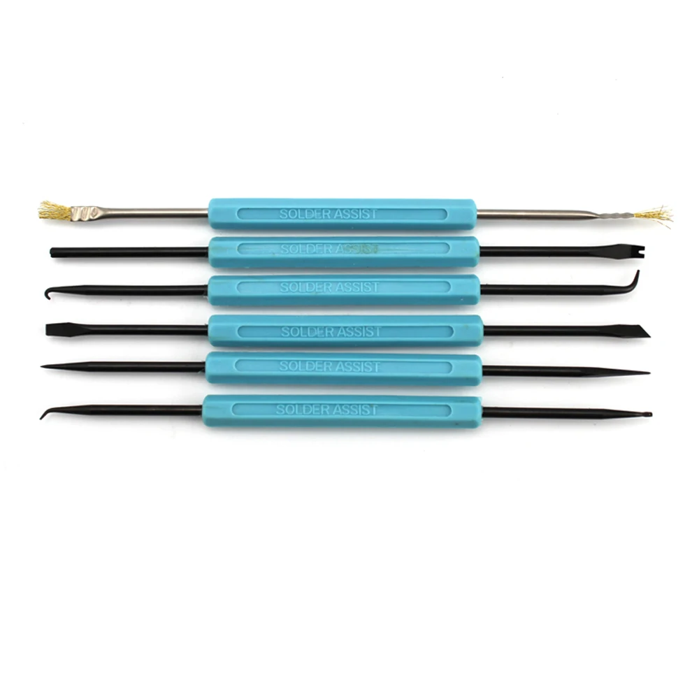 Высококачественный набор вспомогательных паяльных инструментов 6 в 1 печатные
