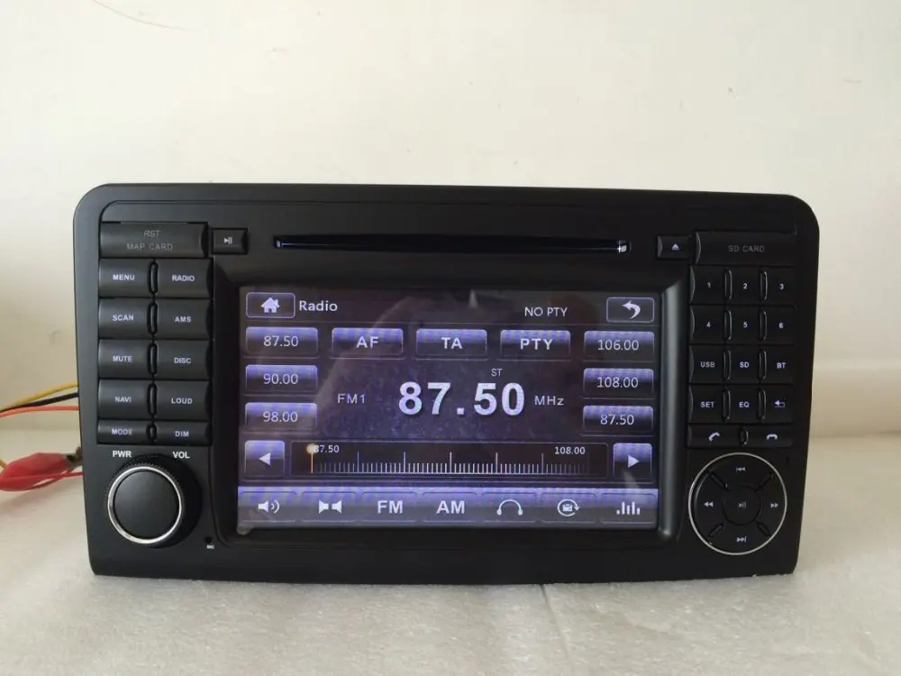 7 &quot2 din Автомобильный dvd плеер для Mercedes Benz GL ML CLASS W164 ML350 ML500 X164 GL320