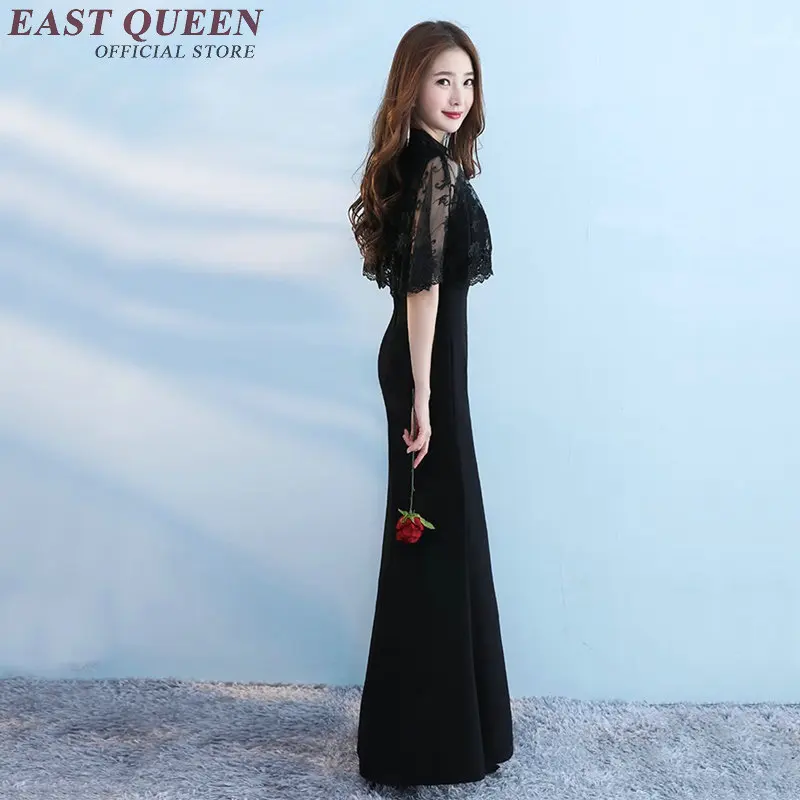 Женское платье qipao традиционное китайское с Боковым Разрезом китайский стиль