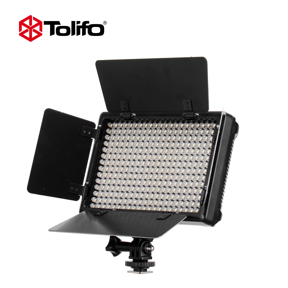 Tolifo Pt-308S II 20w 308 LEDs Portable Mini Size 5600K Video Light Panel with LED Display 2.4G Wireless Remote Control for DSLR |