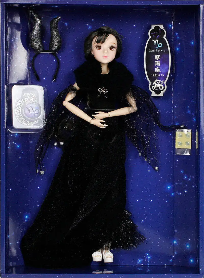 Capricornus Мм девушка Blyth кукла 12 Созвездие серии 35 см шарнир тела кукла Monste высокие игрушки для детей 1/6 BJD кукла - Цвет: Capricornus