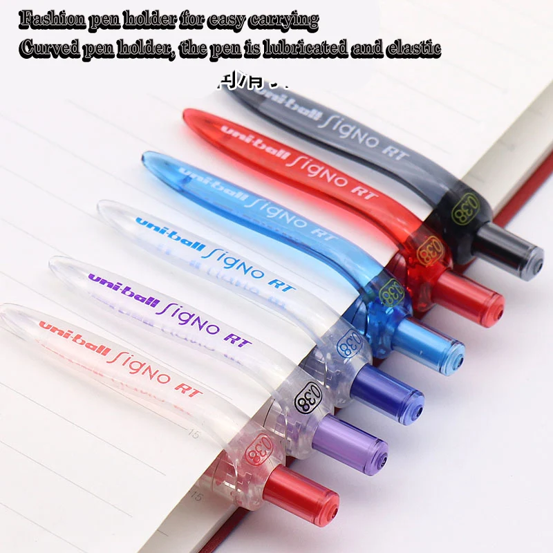 1 шт. UNI Press Style Gel Pen Uni ball Signo RT UMN 138 Ultra Fine 0 38 мм автоматическая/Выдвижная цветная