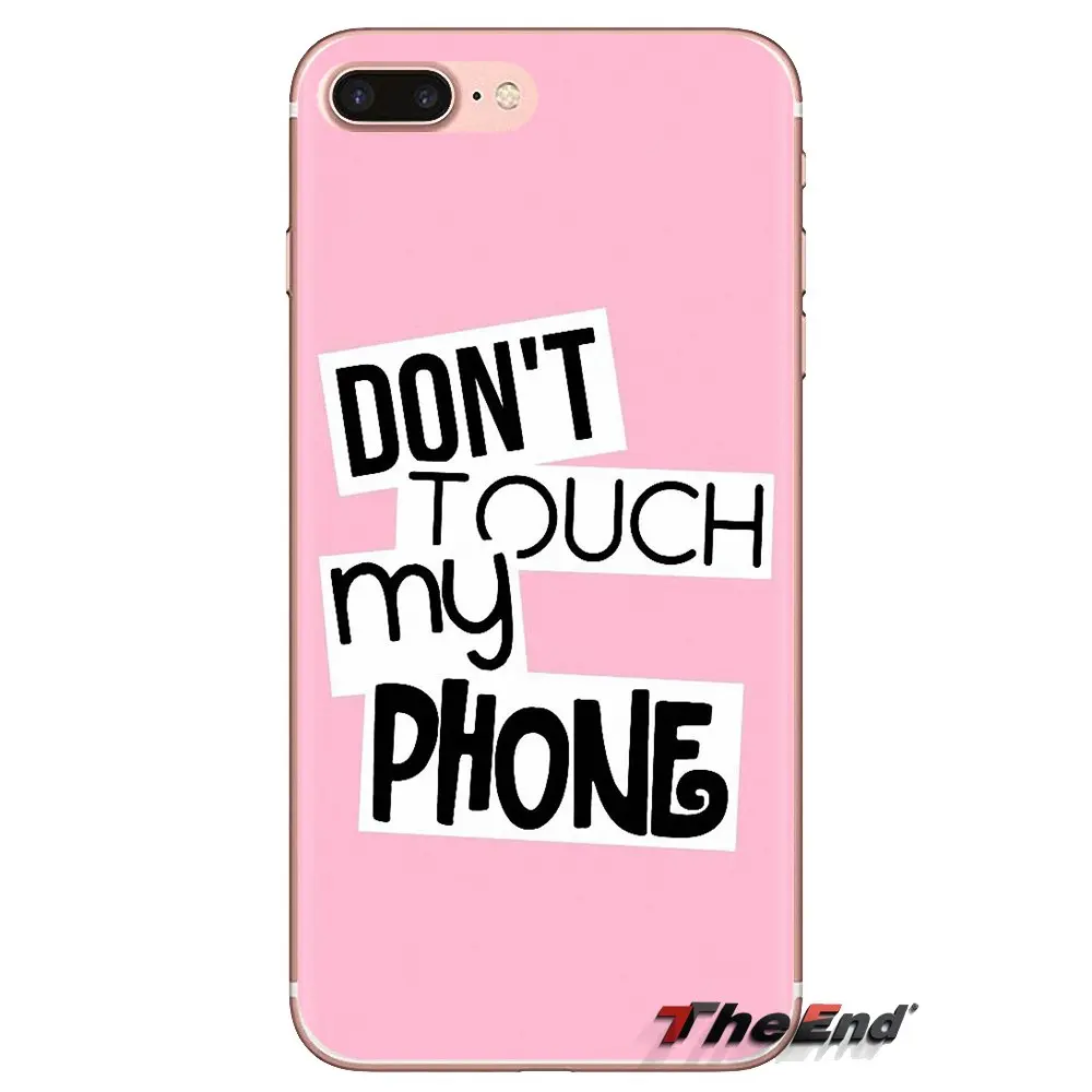Do Not dont Touch My Phone For Huawei Nova 2 3 2i 3i Y6 Y7 Y9 Prime Pro GR3 GR5 2017 2018 2019 Y5II Y6II Soft Transparent Covers |