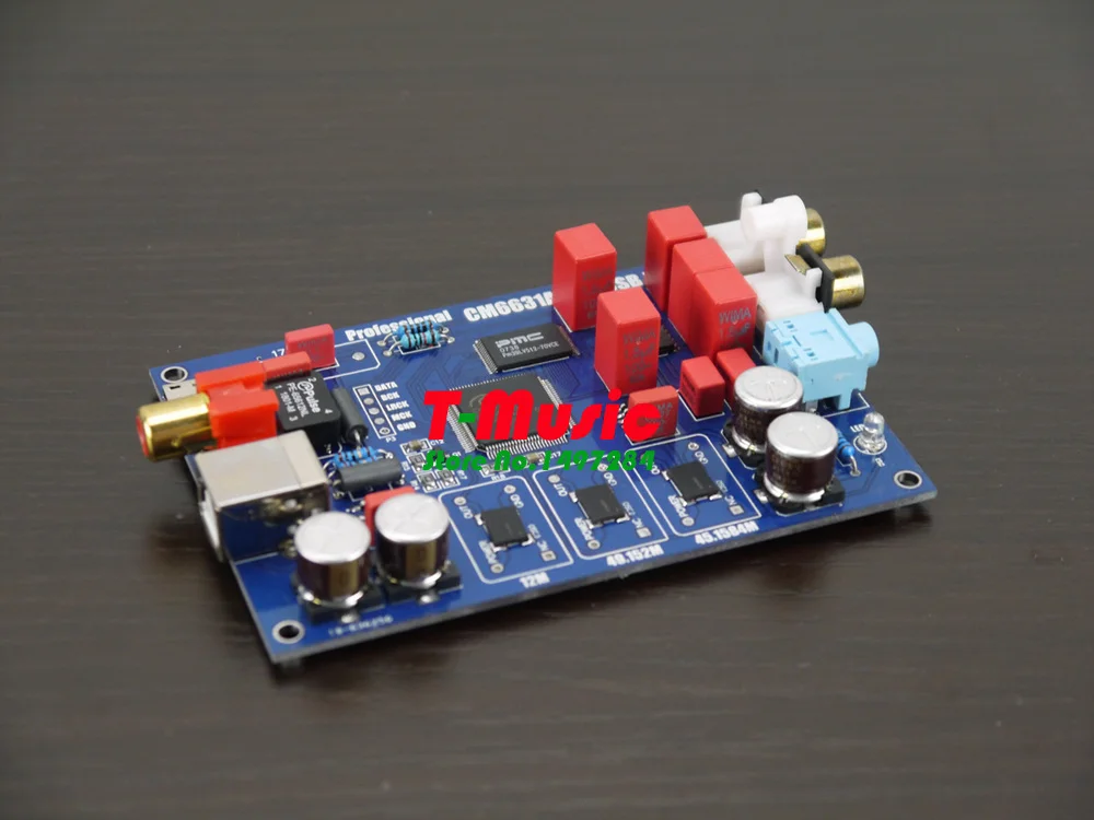 Обновленная версия SITIME CM6631A USB DAC звуковая карта/support 3 5 мм и коаксиальный 24 бит 192K