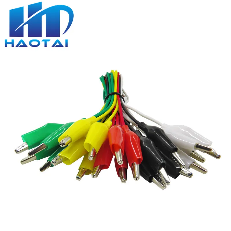 Абсолютно новые 10 шт. зажимы для аллигатора электрические DIY Тестовые провода