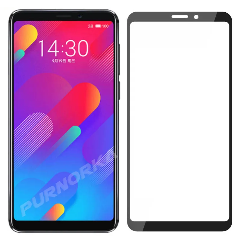 Для Meizu V8 закаленное Стекло 3D 9 H полное покрытие Экран протектор защитной пленкой