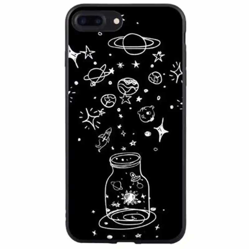 Чехол для телефона Art Line iPhone 6 6s 7 8 Plus X 5 5s SE модный милый мультяшный сердечко мягкий