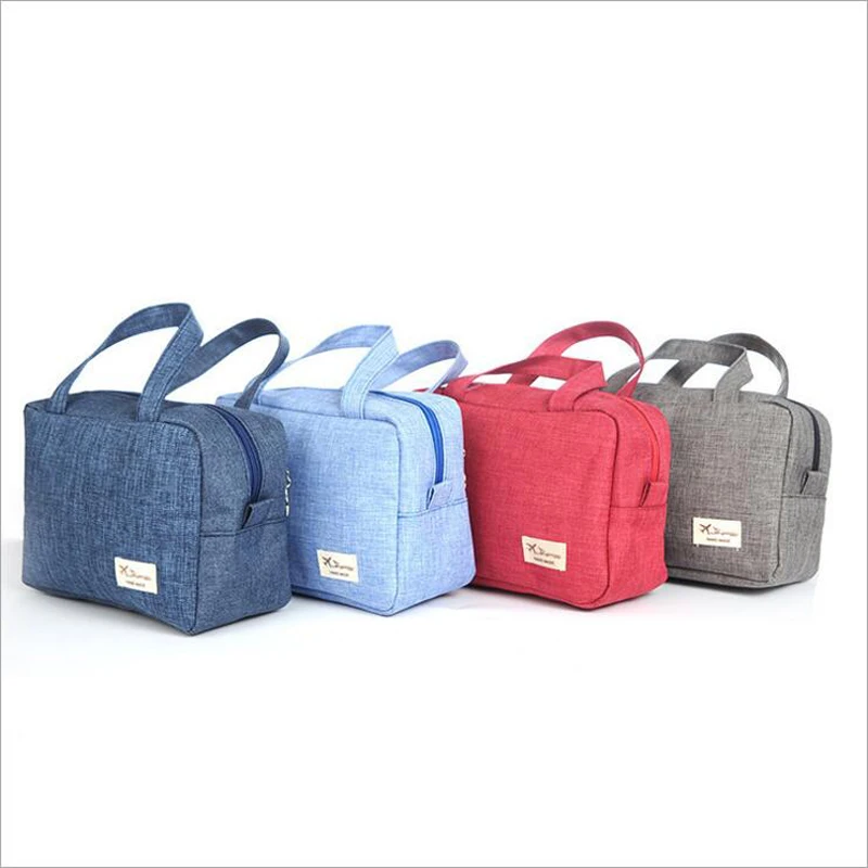 

Women Multifunction Travel Cosmetic Bag Canvas Clutch Travel Handbag Makeup Organizer Pouch Bag For Trip Carry Zipper Case Tote
