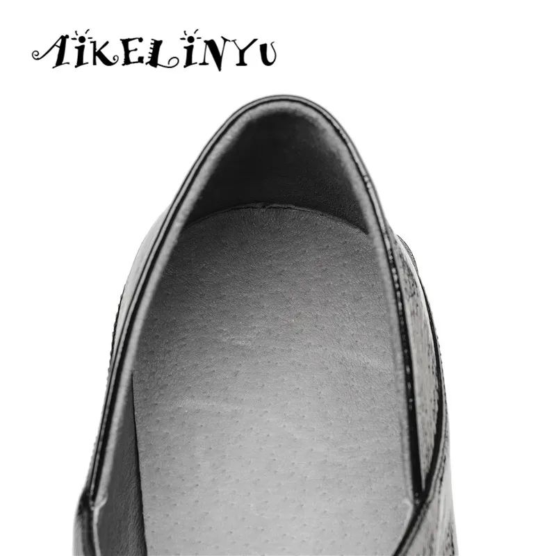AIKELINYU/женская повседневная обувь из воловьей кожи наивысшего качества, ручной работы, на низком каблуке, фиолетового цвета женские туфли-лодочки из натуральной кожи на шнуровке, с квадратным носком, на низком каблуке