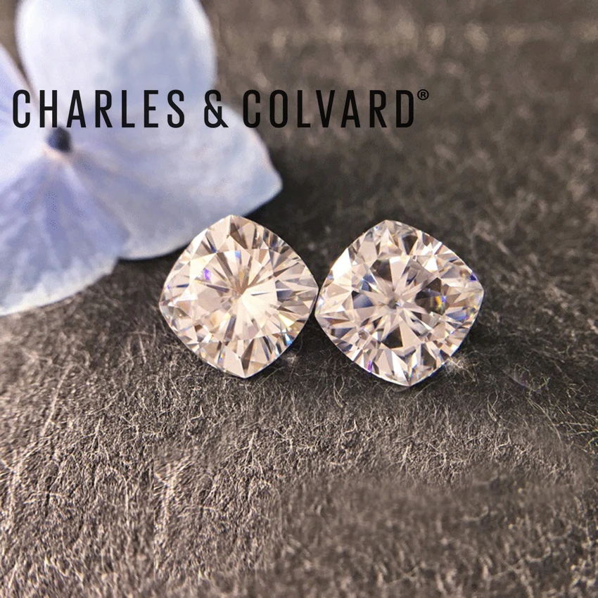 Тестирование положительных сертифицированных Charles Colvard Forever One 2 Carats Effect VS DEF Color