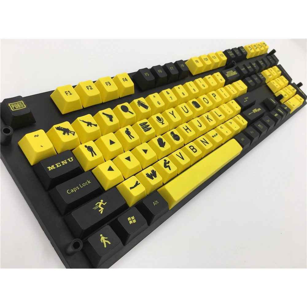 MP PUBG Keycap 156 клавиши краска сублимация PBT Вишневый профиль для механической