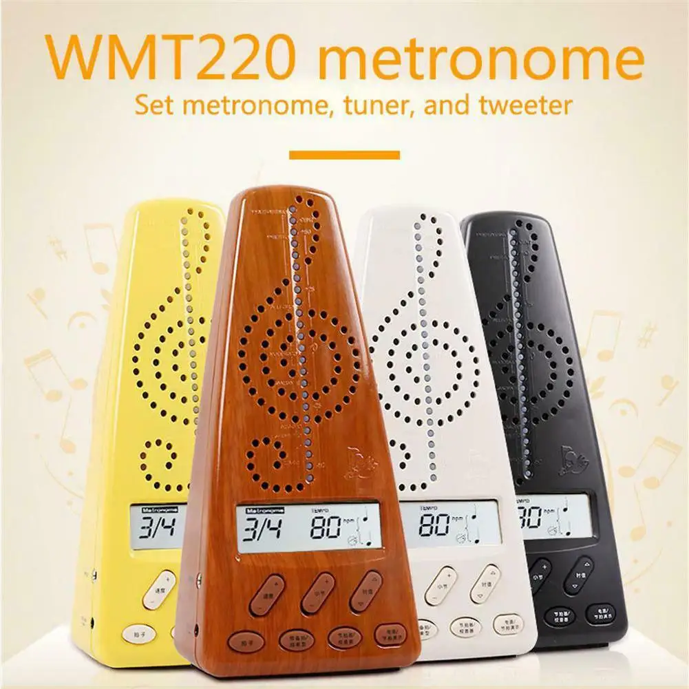 

Херувим WMT-220 электронный метроном гитара пианино барабан цифровой тюнер музыкальный инструмент общий ритм с зажимом