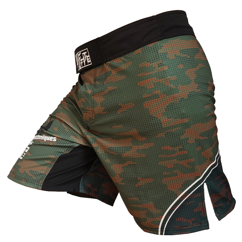 

Camo fight mma trunk shorts muay thai clothing kickboxing men sport sanda grappling mma pants
