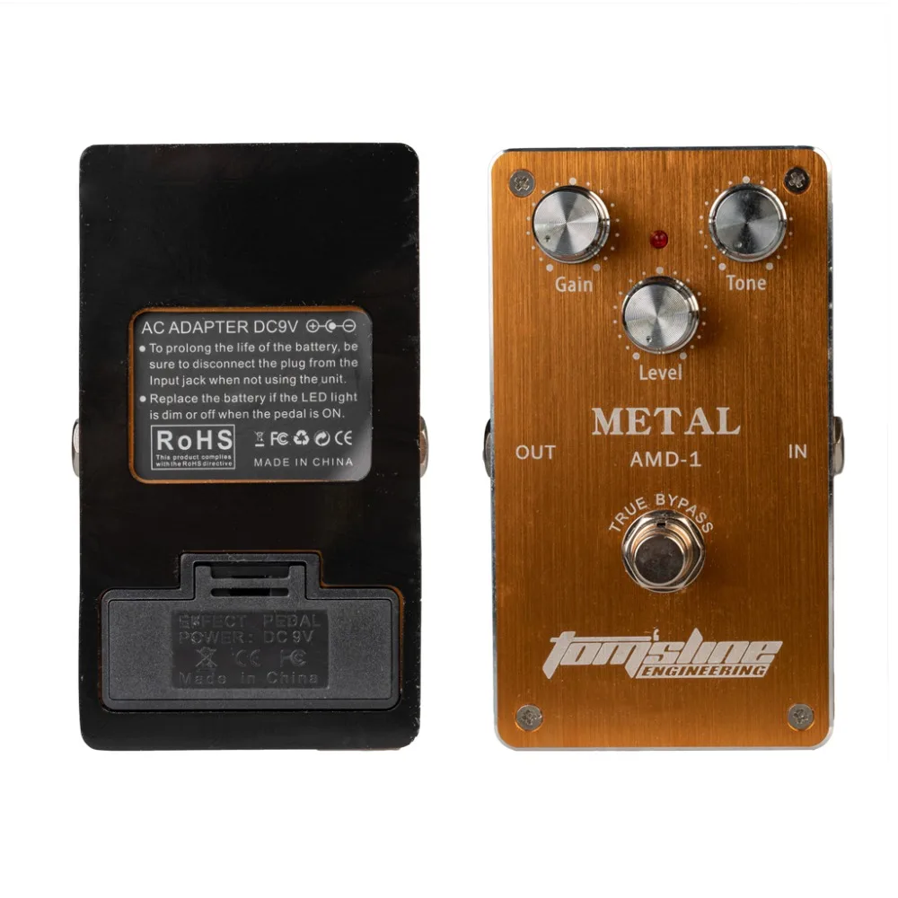 Гитарный эффект педаль AMD-1 полифонная Октава Электрический мини один истинный