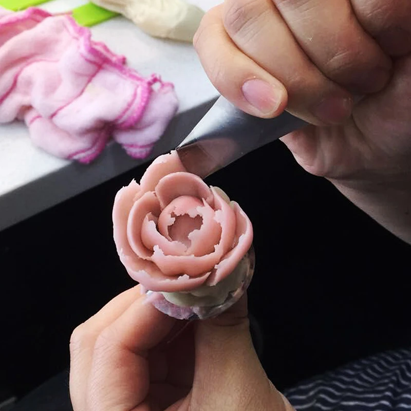 2017 DIY Sugarcraft роза цветок глазурь крем стенд ногтей Выпекать торт Декор кекса