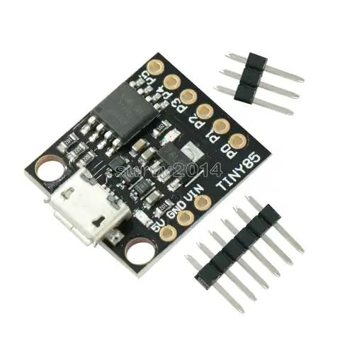 Плата разработки ATtiny ATtiny85 Digispark Kickstarter Micro USB, модуль для микроконтроллера низкой мощности Arduino IIC I2C TWI SPI