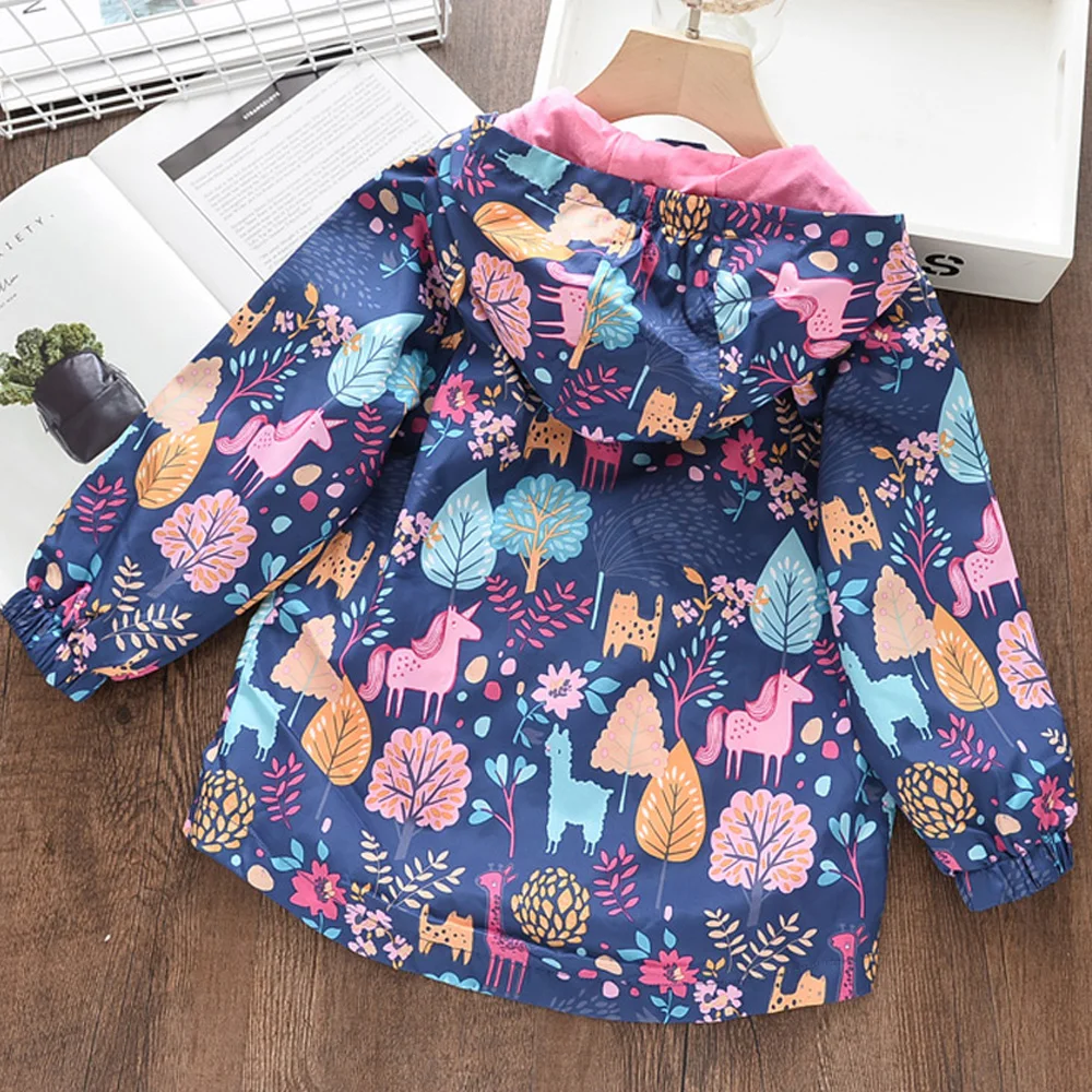 Bear Leader/пальто для девочек Новая Осенняя детская куртка с длинным рукавом и