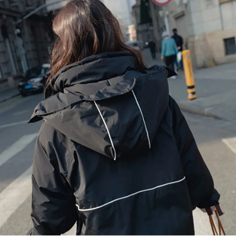 Новинка 2018 зимние парки для женщин базовые стеганые куртки размера плюс с