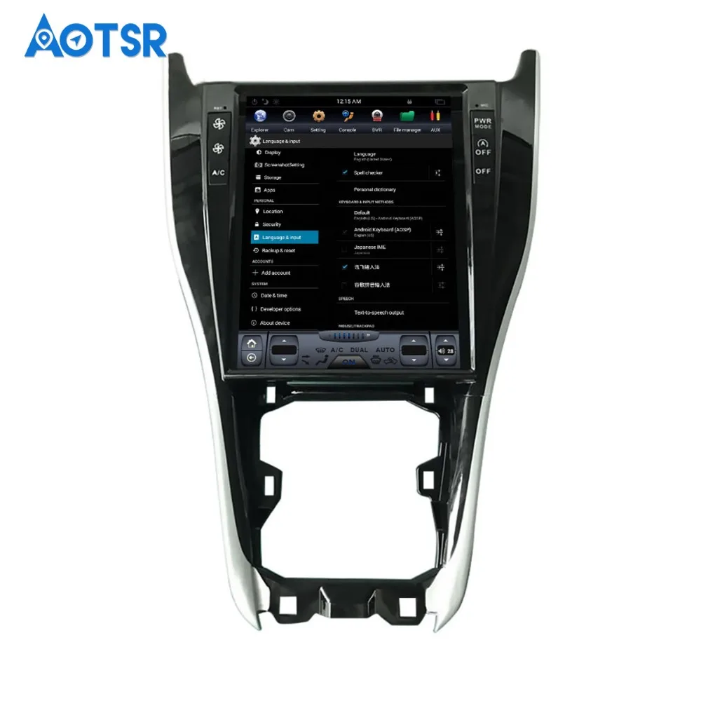 Автомобильный большой экран в стиле Tesla без DVD плеера GPS навигация для TOYOTA Harrier 2013 +