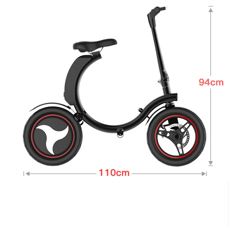Electric scooter to work on behalf of the artifact portable mini adult female small folding generation driving battery bicycle | Спорт и