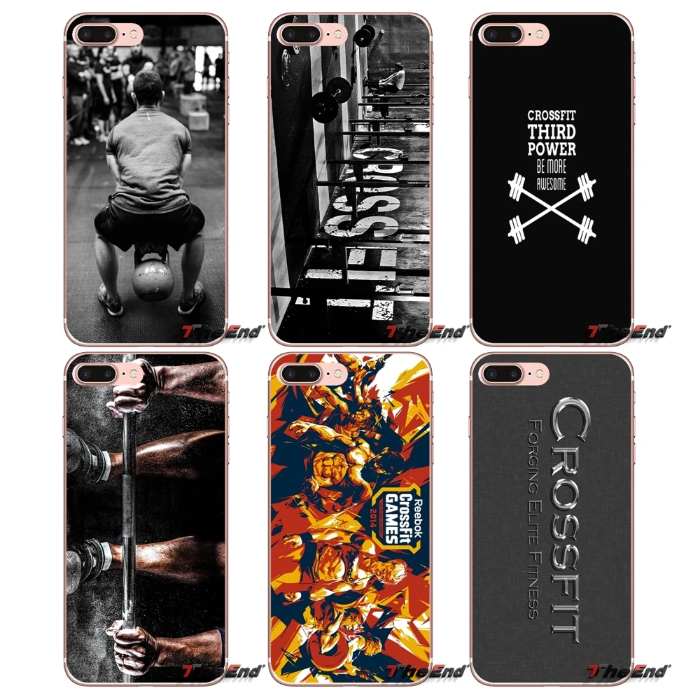 Для Apple iPhone X 4 4S 5 5S SE 5C 6 6S 7 8 Plus 6Plus 7plus 8plus Fundas Coque CrossFit тренировочный фитнес центр