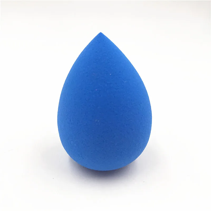 Blue 1 шт. капли воды мягкая красота макияж Губка Puff brochas maquillaje Профессиональный pinceaux макияж набор pennelli trucco - Цвет: Blue