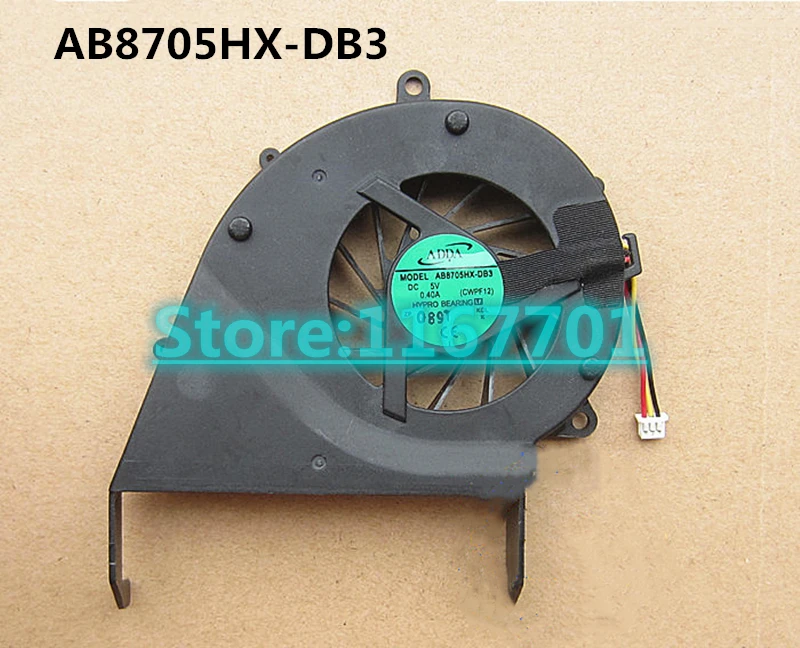

New Original Laptop/Notebook CPU Cooling Fan For Benq P53 LC01 LC03 LC12 AB8705HX-DB3 CWPF12 DC5V 0.40A 3pin