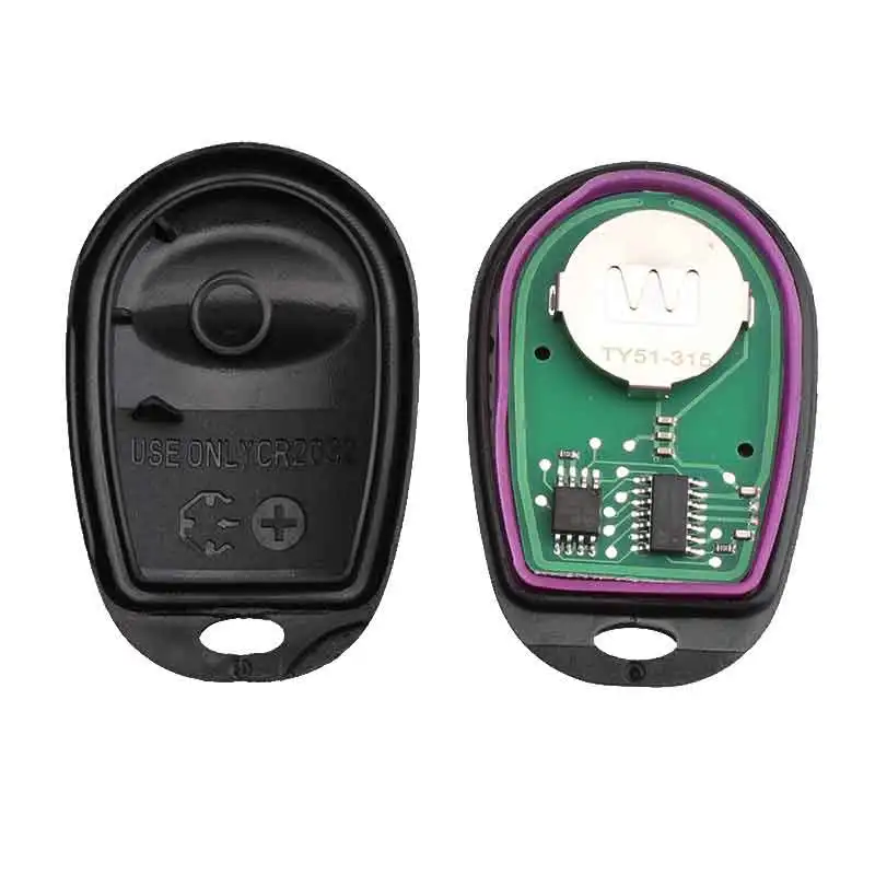 IZTOSS 4 Пуговицы дистанционного брелока DIY для Toyota Avalon 2005 2006 2007 2008 GQ43VT20T оригинальные