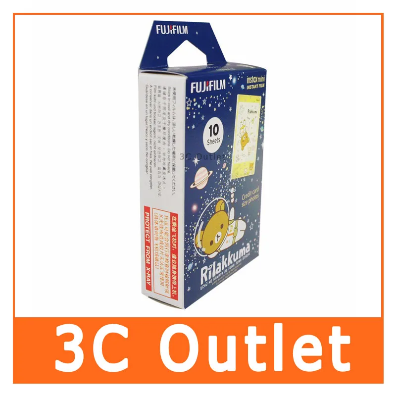 Оптовая продажа Fuji Плёнки Instax Mini мгновенный Rilakkuma мультфильм для Polaroid mini7s 8 25 50 s 70