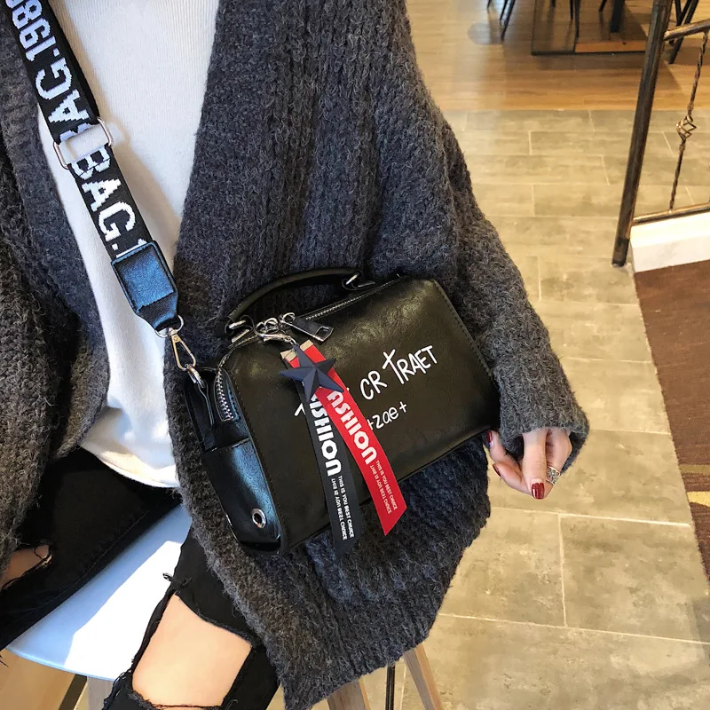 High Quality Women's Soft PU Leather Crossbody Handbags Big Size Boston Luxury Messenger Shoulder Bag Large Capacity Travel Bag
