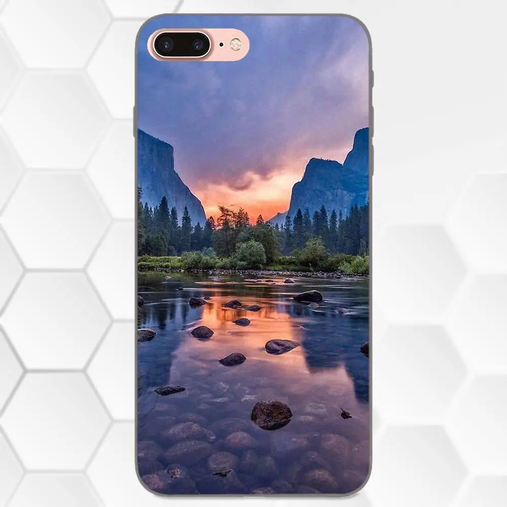 Diy Painted Mountain Landscape For Huawei Y3 Y5 II Y6 Y7 Y9 nova 2 Plus 2S 3i 4 Lite Prime 2017 2018 2019 | Мобильные телефоны и