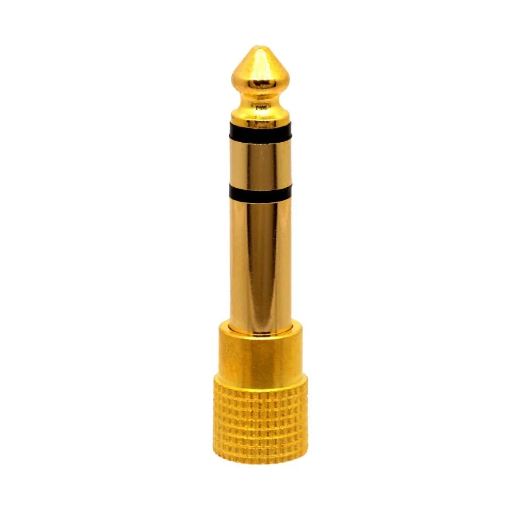 

3.5mm to 6.35mm Adapter- 3.5mm Stereo Socket Female to 6.35mm Mono Male Headphone Earphone Jack Converter Plug