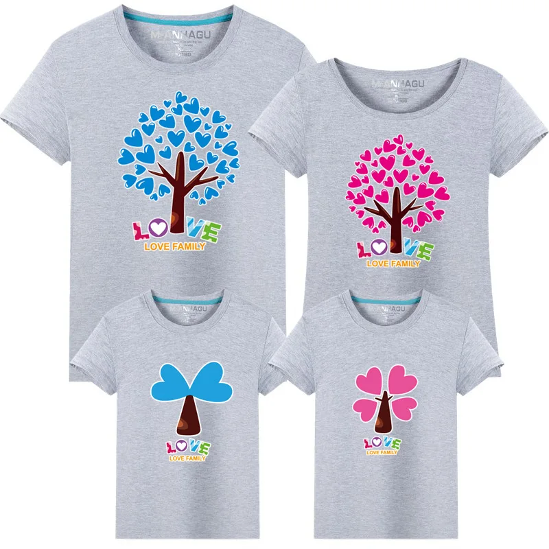 Одинаковая одежда для мамы и дочки семена любви Семейные хлопковые одинаковые