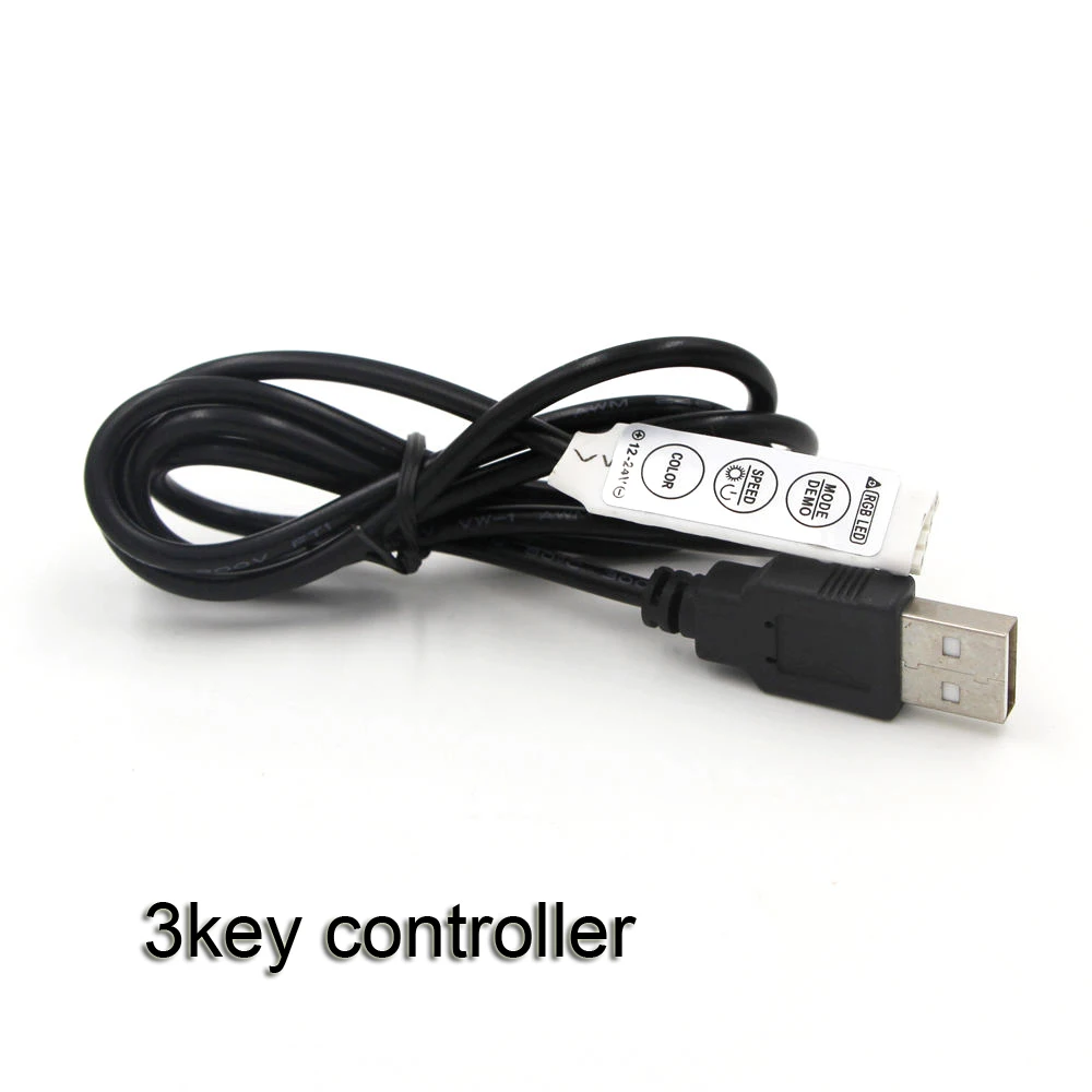 Беспроводной мини пульт дистанционного управления 5 В USB RGB LED контроллер 17key RF для