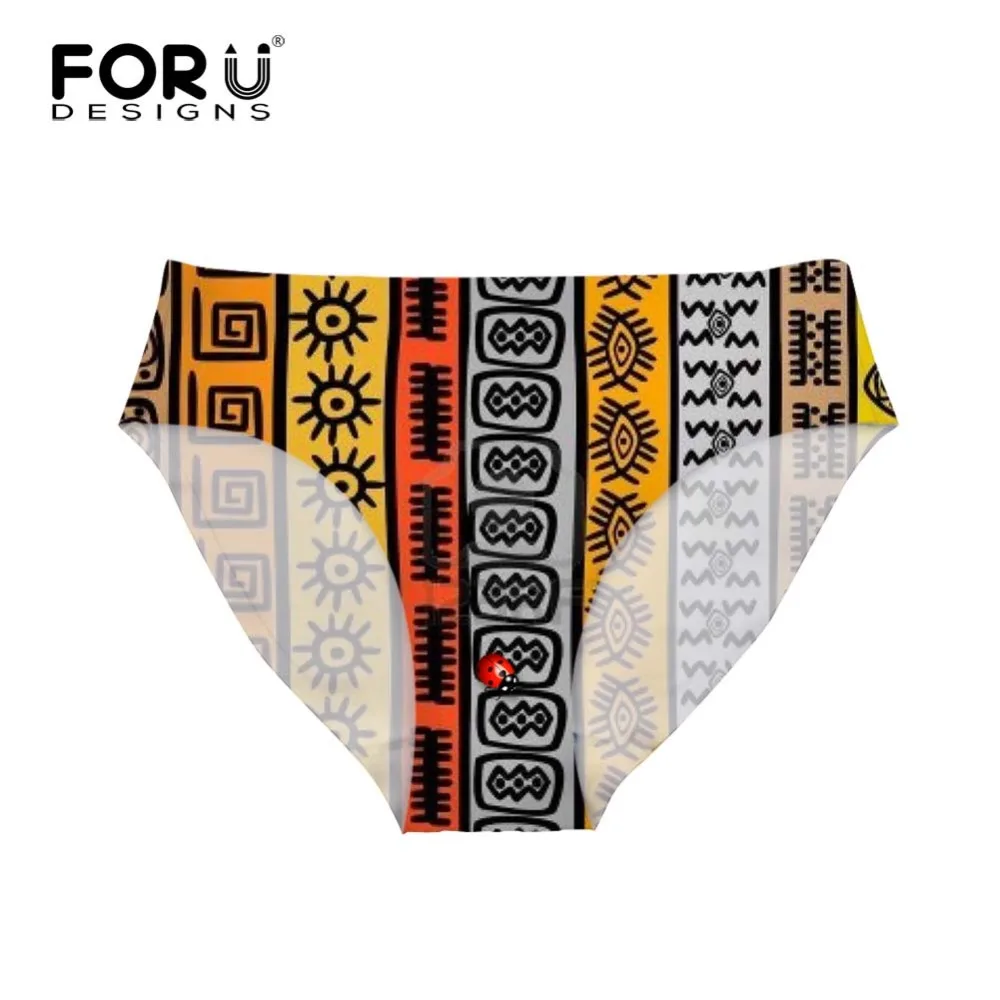 FORUDESIGNS/Penties Для женщин Искусство в африканском стиле Стиль принты нижнее белье