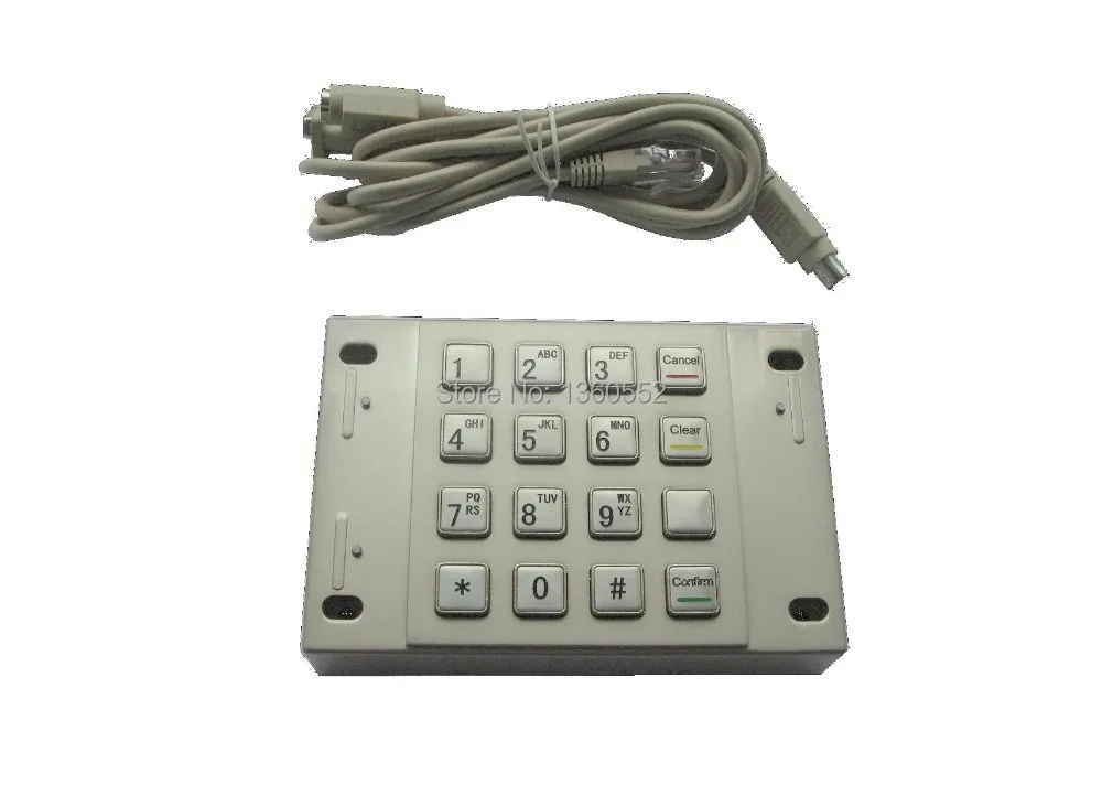 Мини атм PCI EPP клавиатура для оплаты системы парковки шифрование/Расшифровка DES/3DES