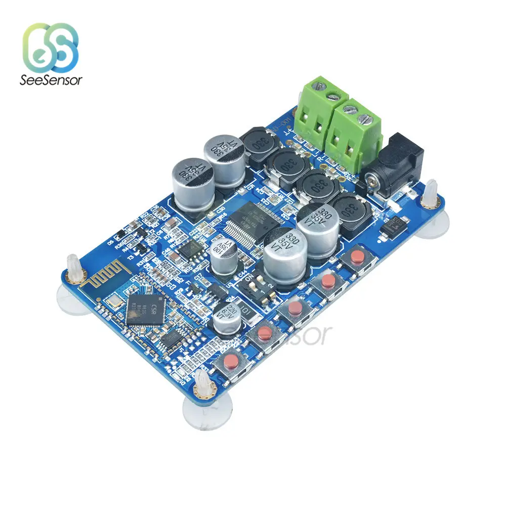 Новый TDA7492P 50 Вт + беспроводной Bluetooth 4 0 аудио приемник плата цифрового усилителя 2 1