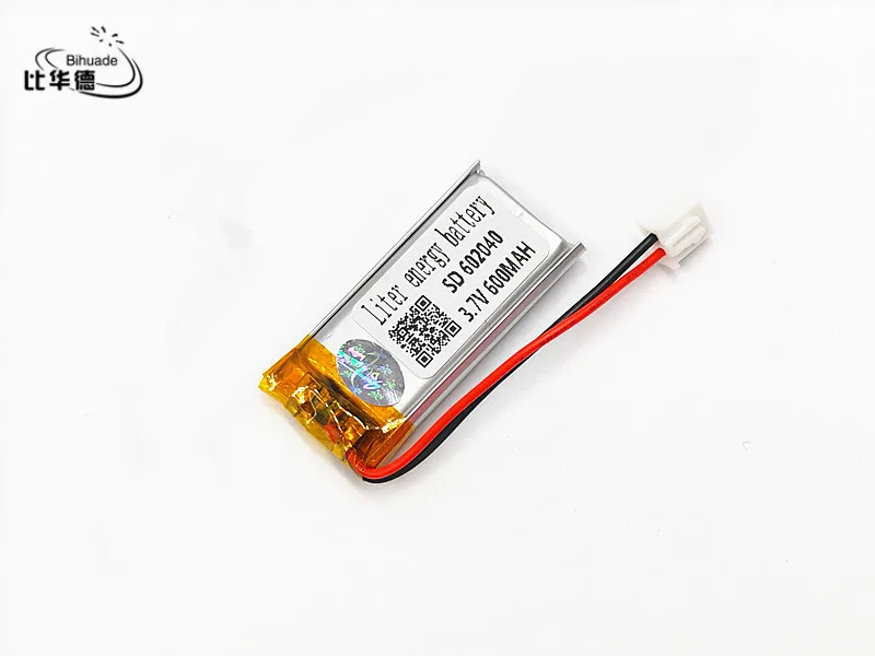 XHR 2P 2 54 600mAh 602040 3 7 V литий полимерная батарея MP3 MP4 MP5 перезаряжаемые батареи|rechargeable