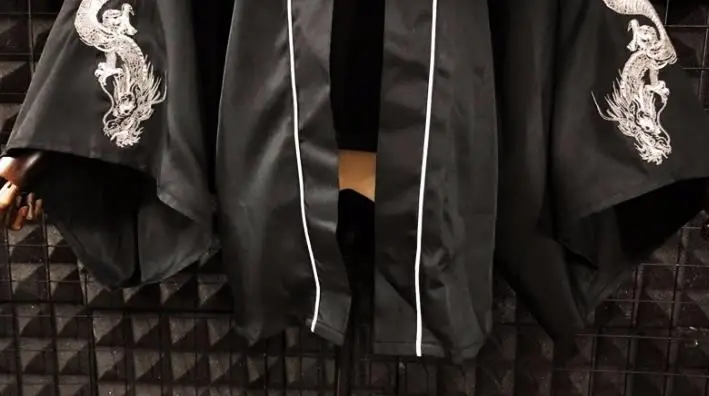 Женский винтажный кардиган в готическом стиле с вышивкой Dragon L Sleeve накидка и