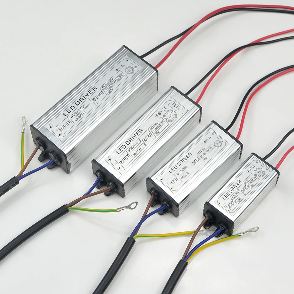 Адаптер питания для светодиодного драйвера 10 Вт 20 30 50 110 трансформатор AC85V 265V
