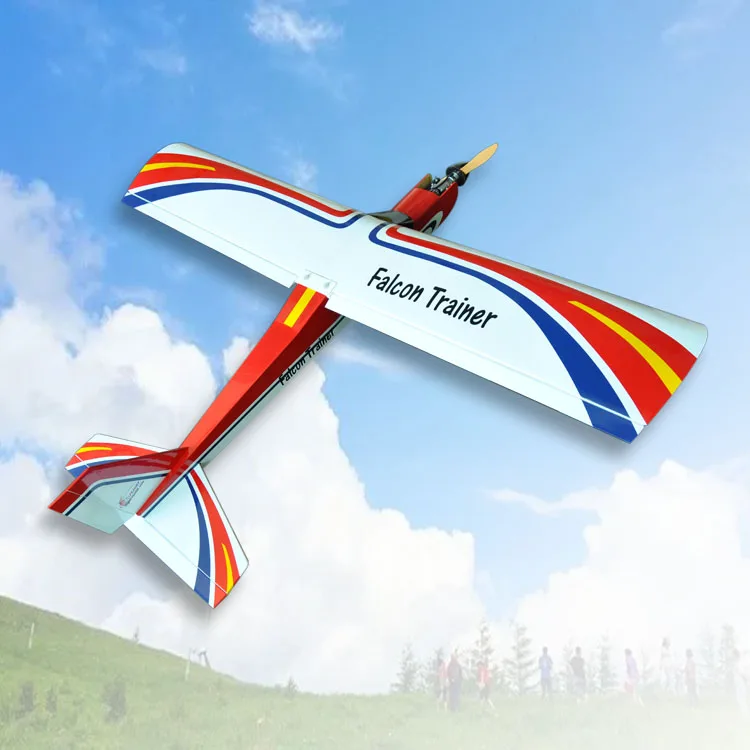 F066 Falcon Trainer 20cc неподвижное крыло RC Gasline самолет Balsa деревянный радиоуправляемая