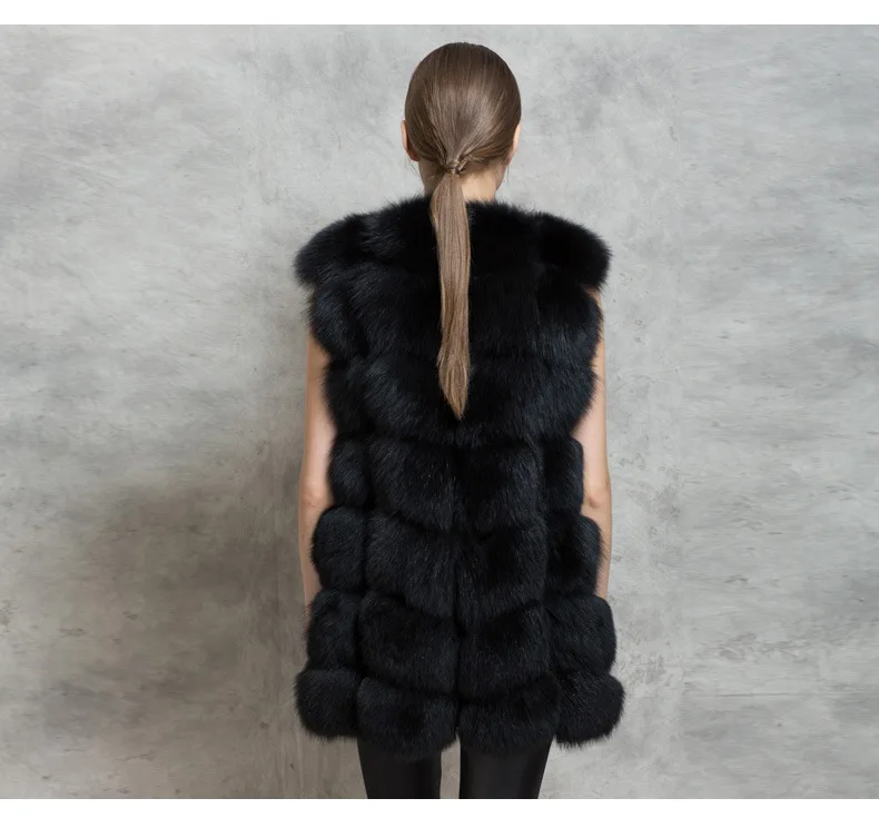 2018 winter Vest lady faux fox fur vest coat for women imitation hair Artificial women's mink female plus size | Женская одежда