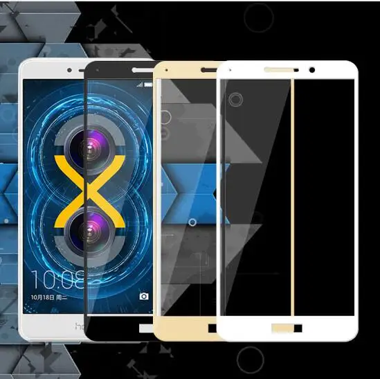 2 Pack 9 H полный Экран защитный закаленное Стекло для huawei Honor 6X Жесткий Защитная
