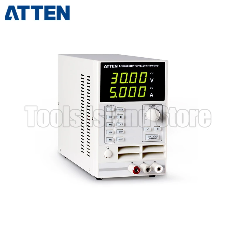 Одноканальный источник питания постоянного тока ATTEN APS3005Dm + 220 В с регулируемым