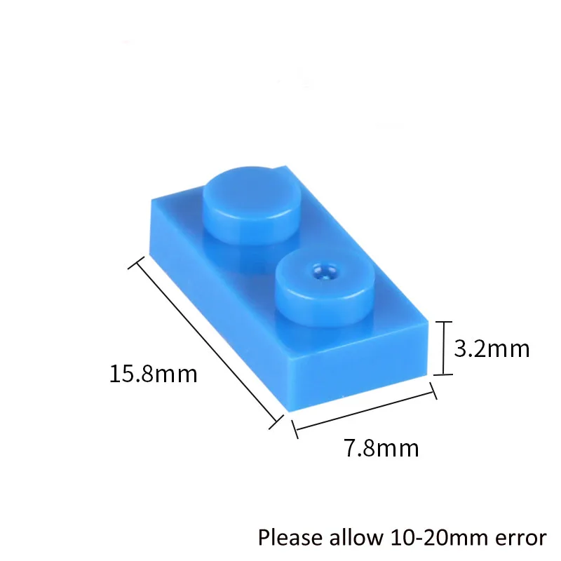 1x2 Thin Bricks Classic Base Building Blocks Small Enlighten Learning Toys For Kid Each Pack 100g About 300PCS | Игрушки и хобби