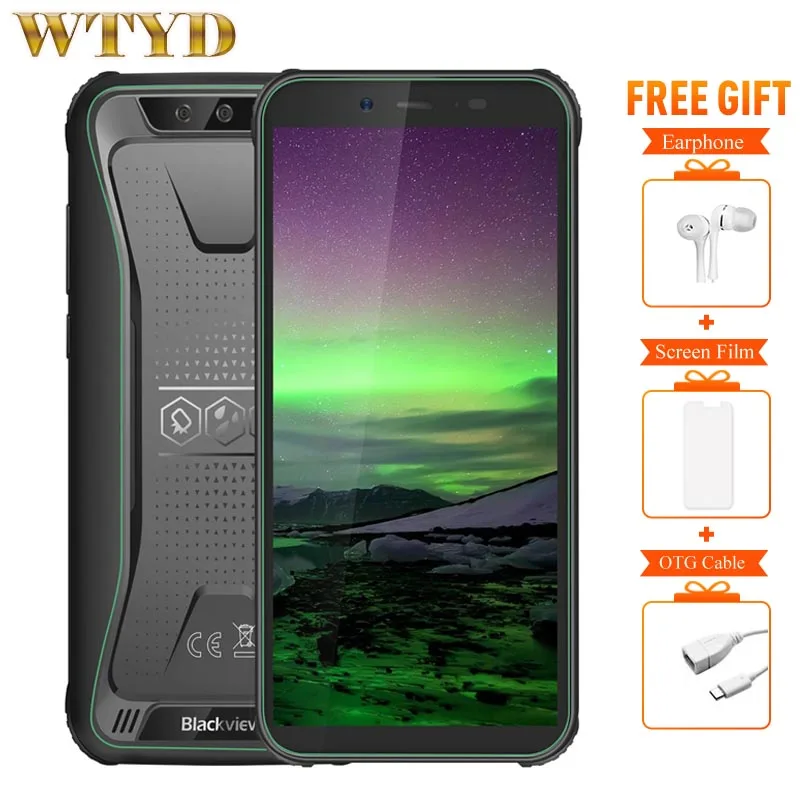 Blackview BV5500 смартфон с 5 5-дюймовым дисплеем ОЗУ 2 Гб ПЗУ 16 ГБ 4400 мАч Android 8 1 | Мобильные